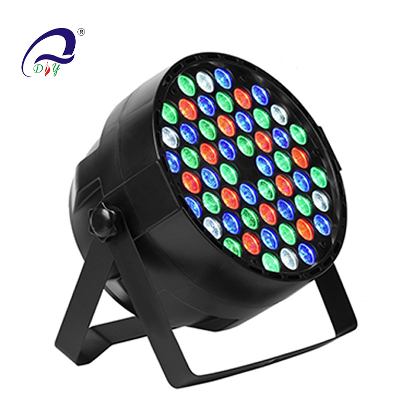 PL100 54PCS LED pot lumina cu corp plastic pentru nuntă